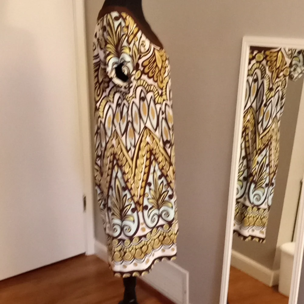 Scarlett, size 14 colorful dress - Picture 2 of 3